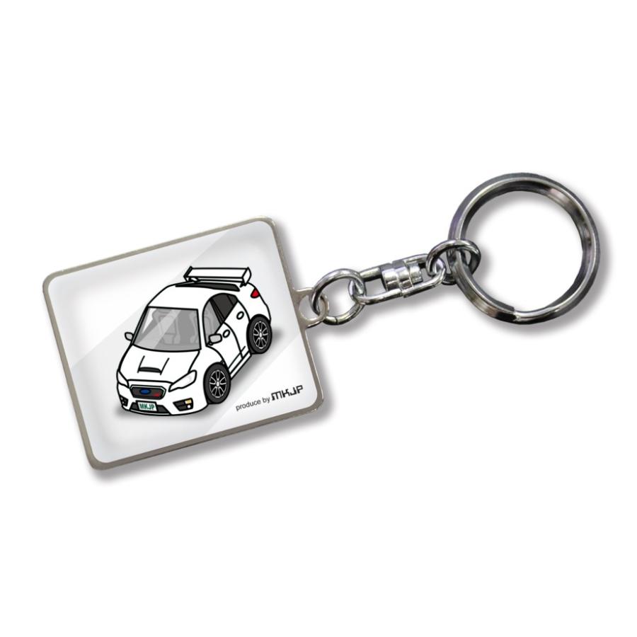 MKJP 車種別かわカッコいい キーホルダー スバル WRX STI VAB