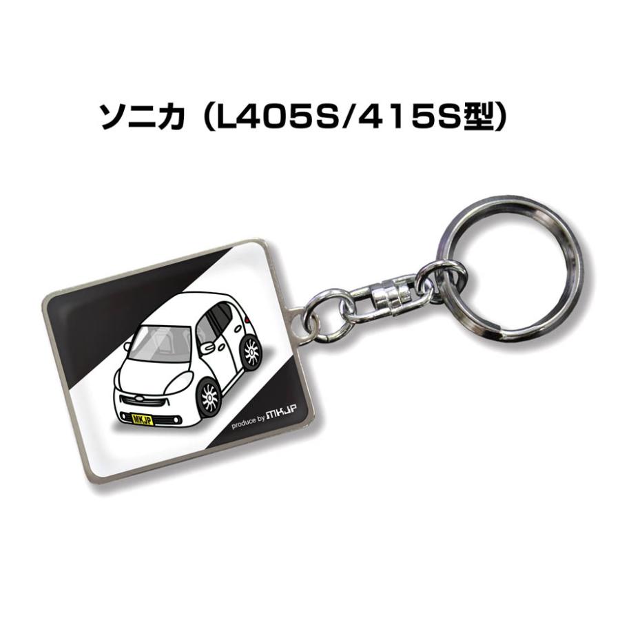 キーホルダー・アクリルキーホルダー mk MKJP 車種別かわカッコいい キーホルダー ダイハツ ソニカ L405S 415S