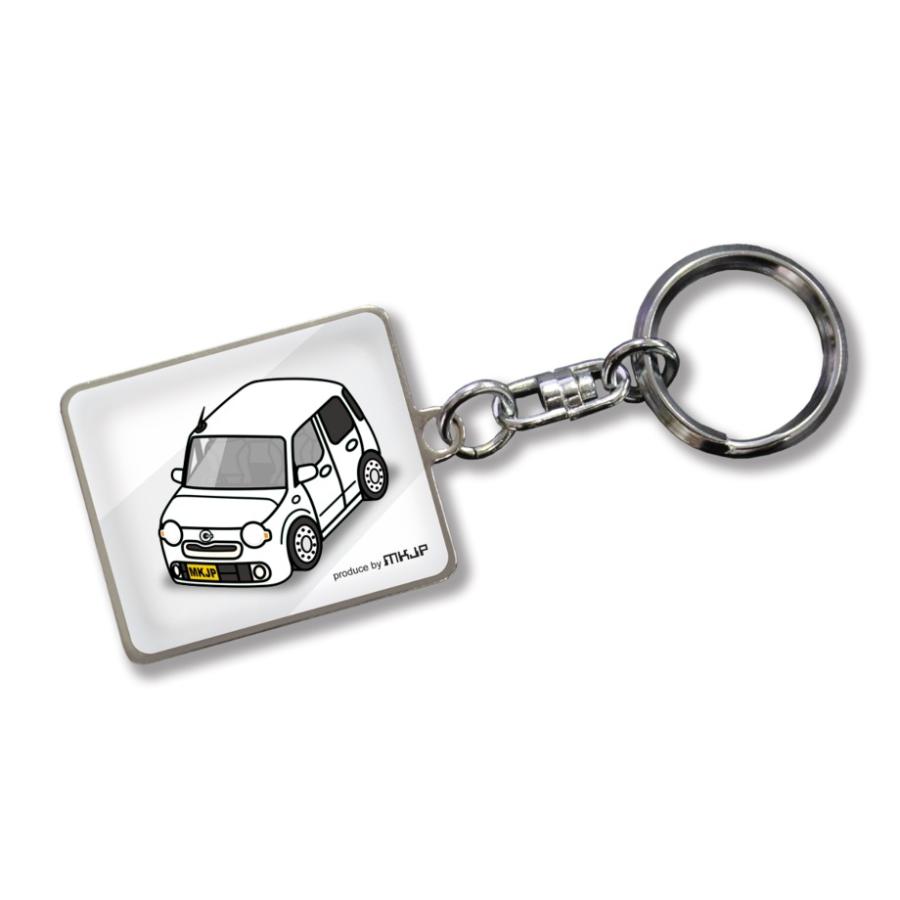 MKJP 車種別かわカッコいい キーホルダー ダイハツ ココア L675S L685S