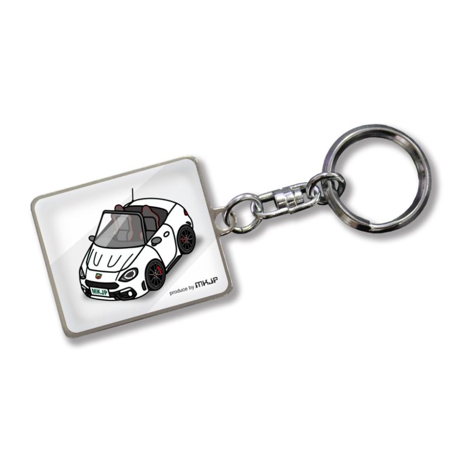 MKJP 車種別かわカッコいい キーホルダー 外車 フィアット アバルト