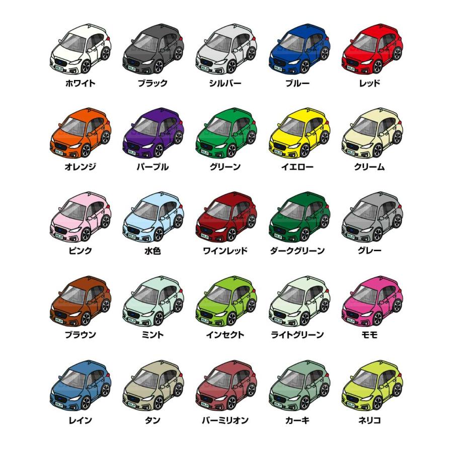 MKJP 車種別かわカッコいい キーホルダー スバル インプレッサ