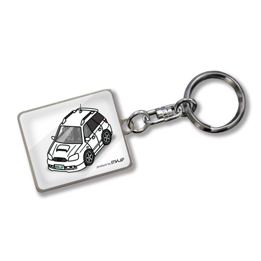 MKJP 車種別かわカッコいい キーホルダー スバル レガシィ ツーリング