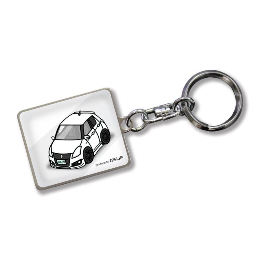 MKJP 車種別かわカッコいい キーホルダー スズキ スイフトスポーツ