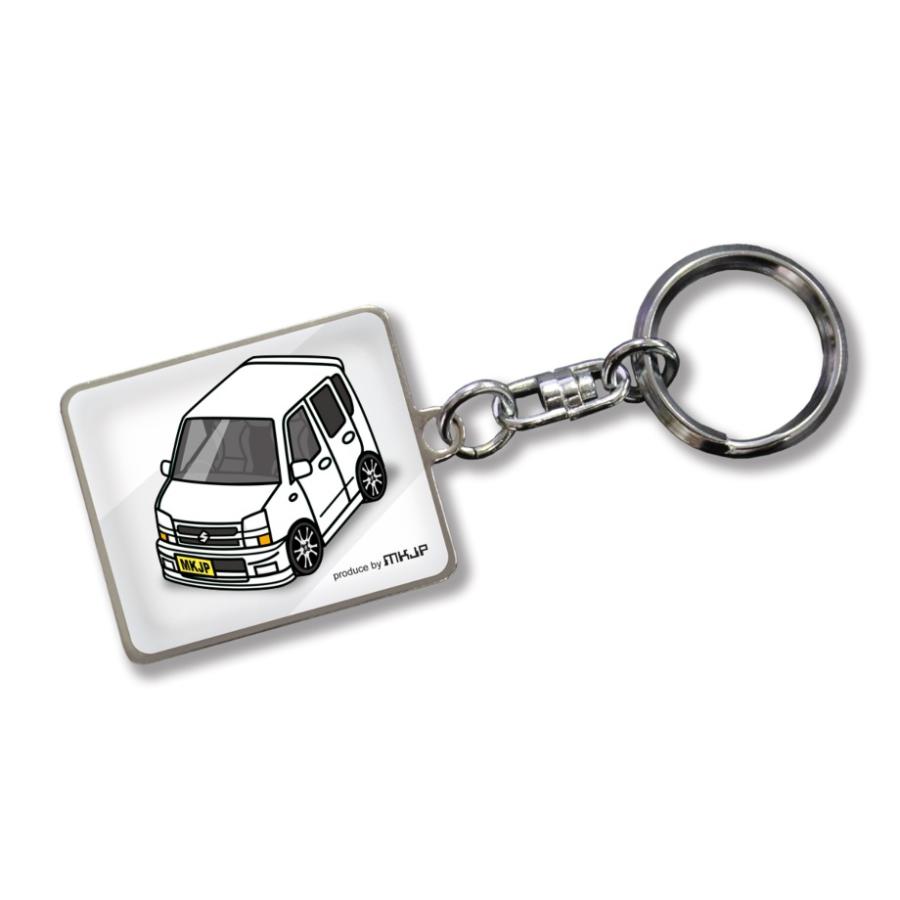 MKJP 車種別かわカッコいい キーホルダー スズキ ワゴンR RR MH21S