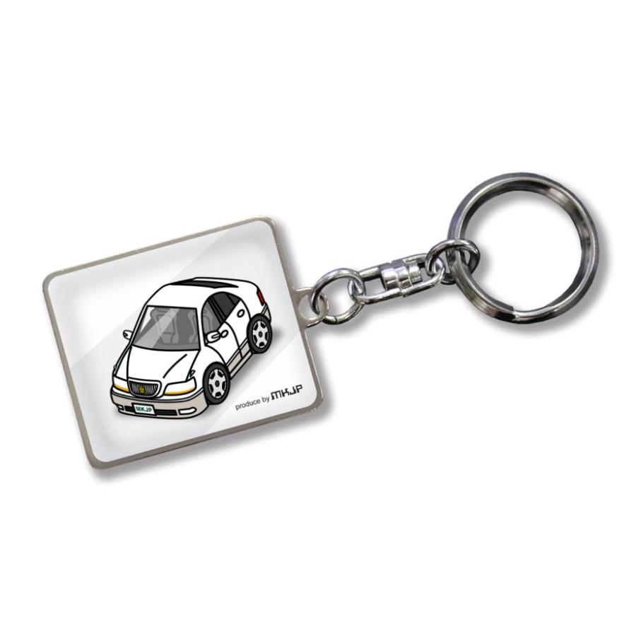 MKJP 車種別かわカッコいい キーホルダー トヨタ クラウン マジェスタ