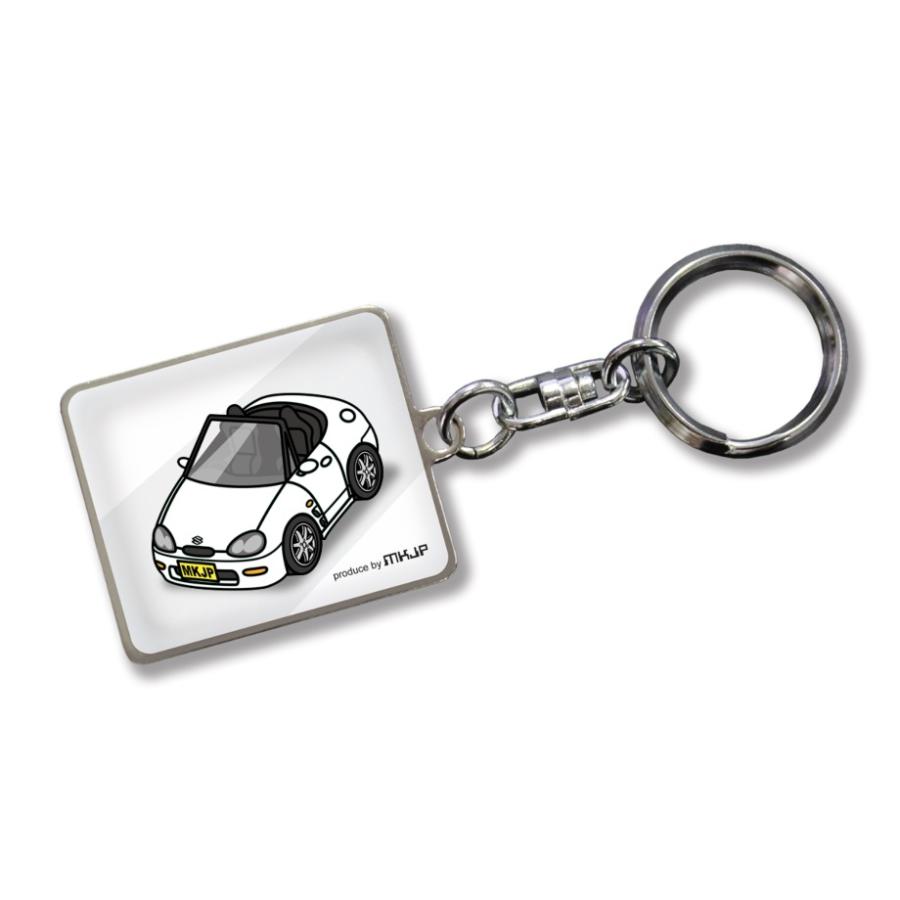 MKJP 車種別かわカッコいい キーホルダー スズキ カプチーノ EA11R