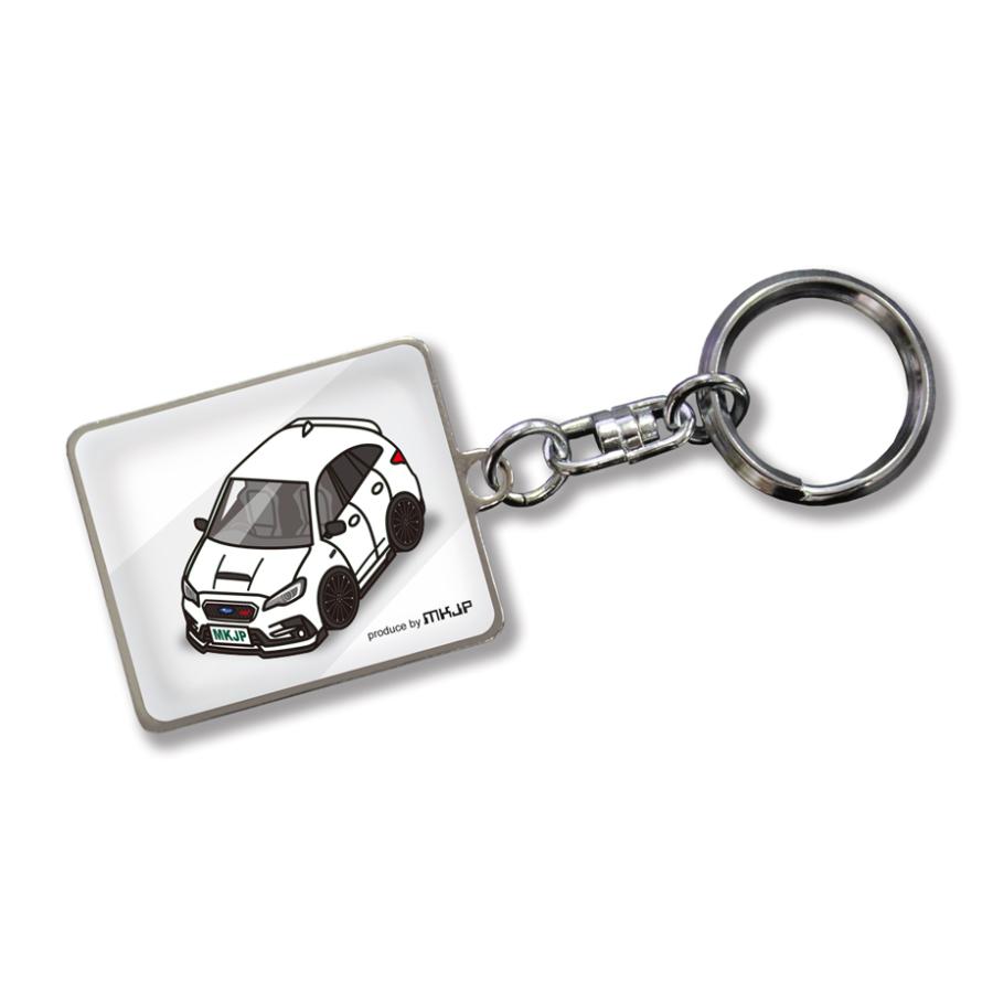 MKJP 車種別かわカッコいい キーホルダー スバル レヴォーグ STI