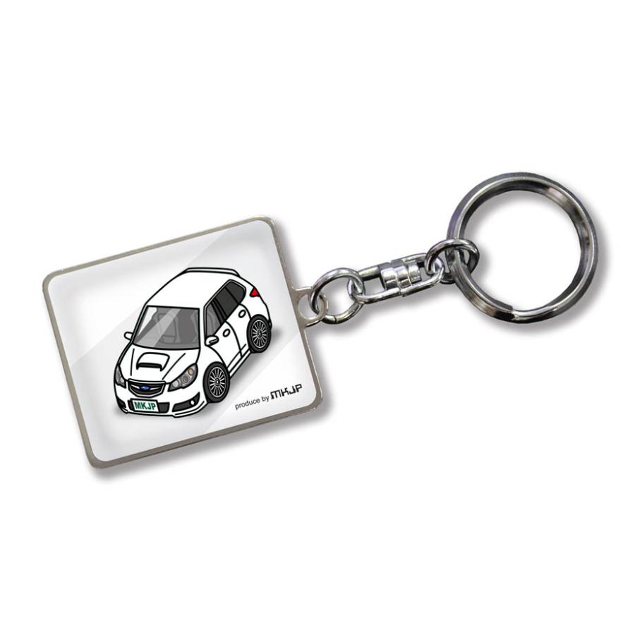 MKJP 車種別かわカッコいい キーホルダー スバル レガシィツーリング