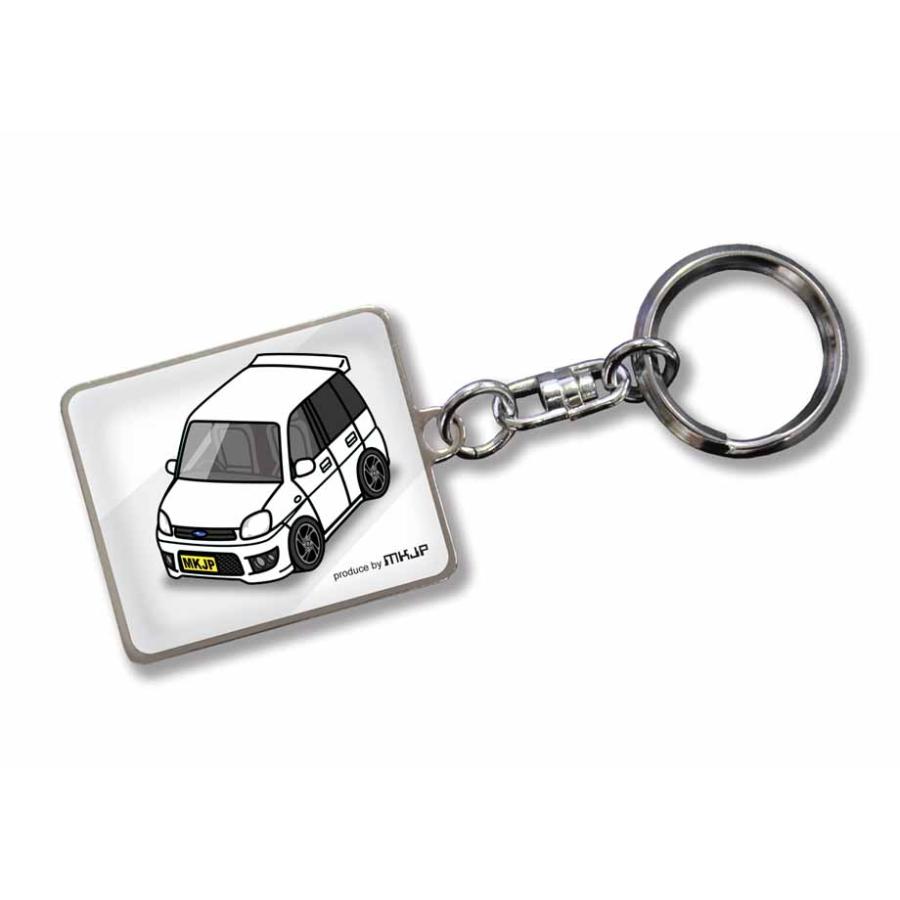 MKJP 車種別かわカッコいい キーホルダー スバル プレオ RSリミテッド
