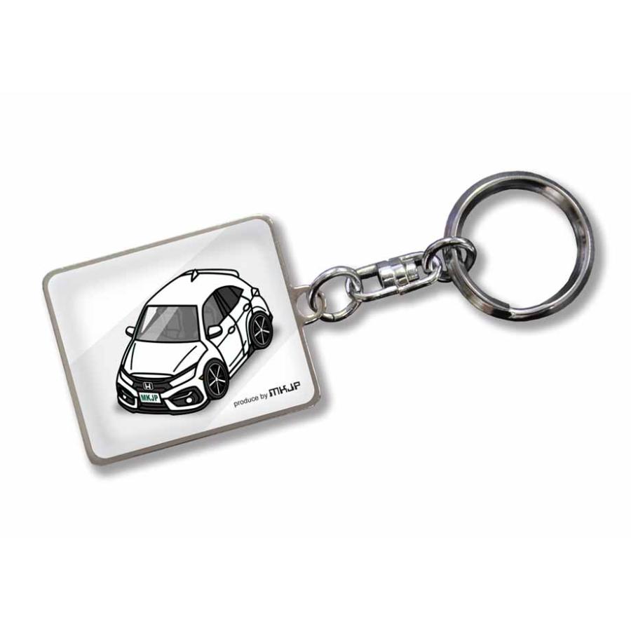 MKJP 車種別かわカッコいい キーホルダー ホンダ シビック FK7 後期