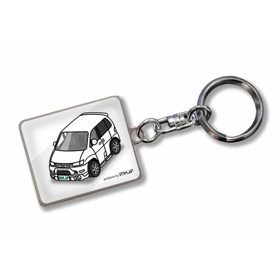 MKJP 車種別かわカッコいい キーホルダー ミツビシ デリカ