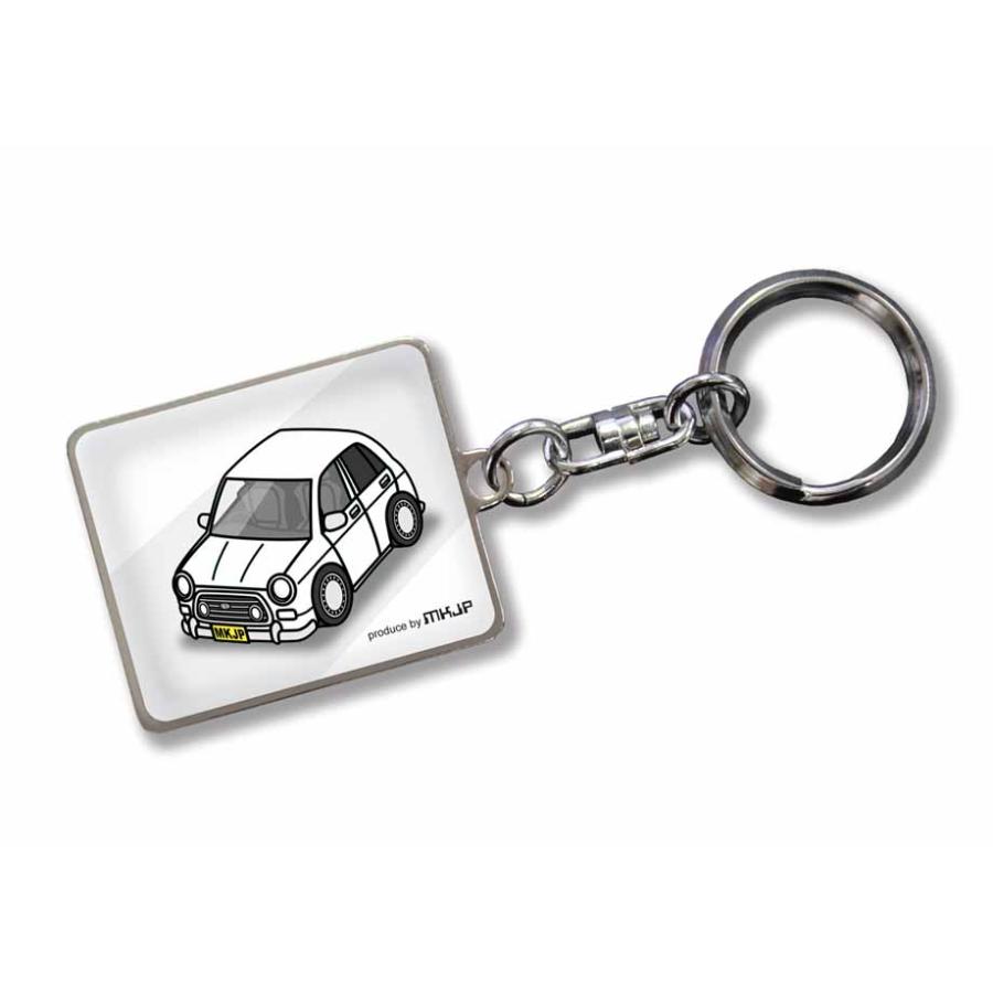 MKJP 車種別かわカッコいい キーホルダー ダイハツ ミラジーノ L700S