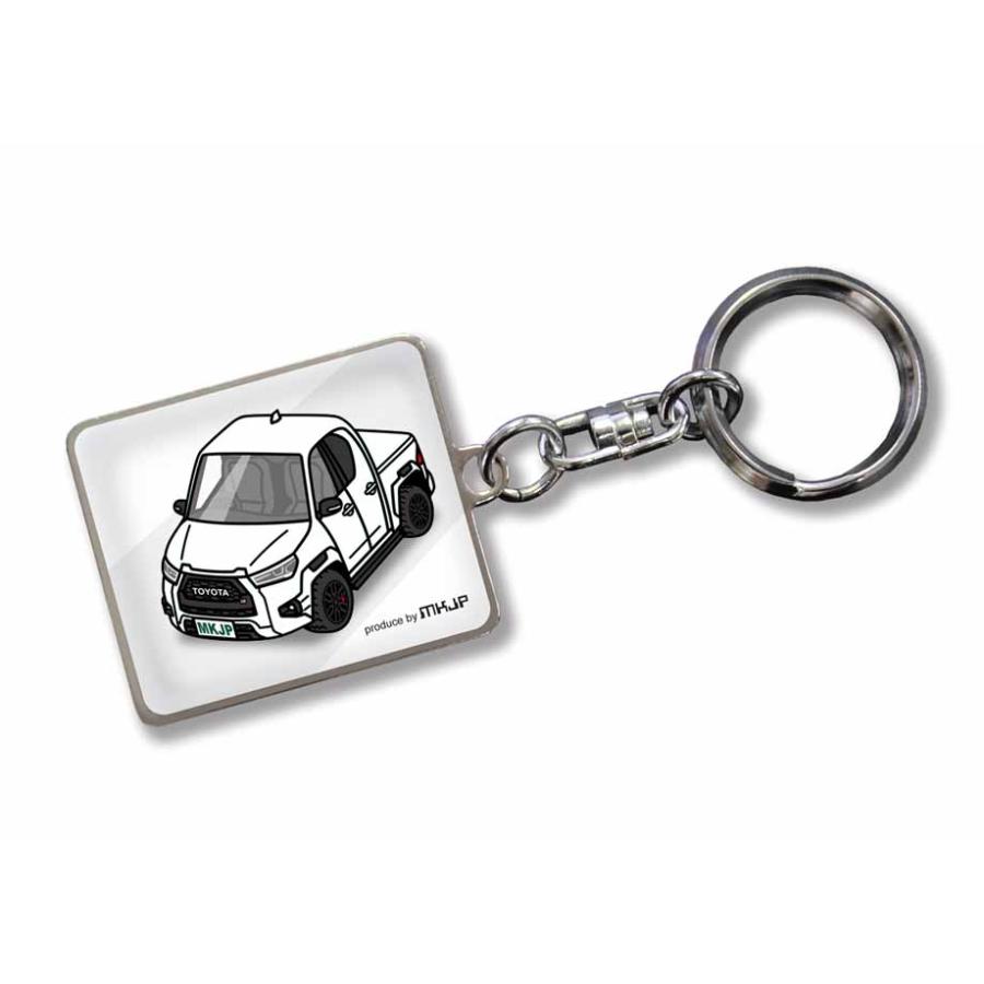 MKJP 車種別かわカッコいい キーホルダー トヨタ ハイラックス GR