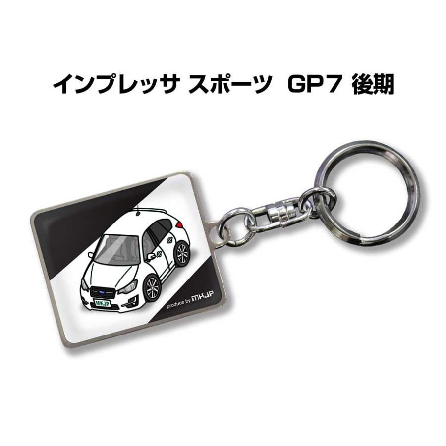 MKJP 車種別かわカッコいい キーホルダー スバル インプレッサ