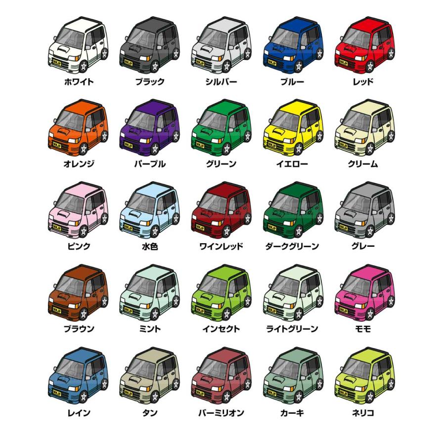 MKJP 車種別かわカッコいい キーホルダー ダイハツ ムーヴ SR L602S