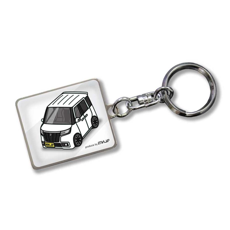 MKJP 車種別かわカッコいい キーホルダー スズキ スペーシアカスタム MK53S ゆうメール送料無料 |  | 01
