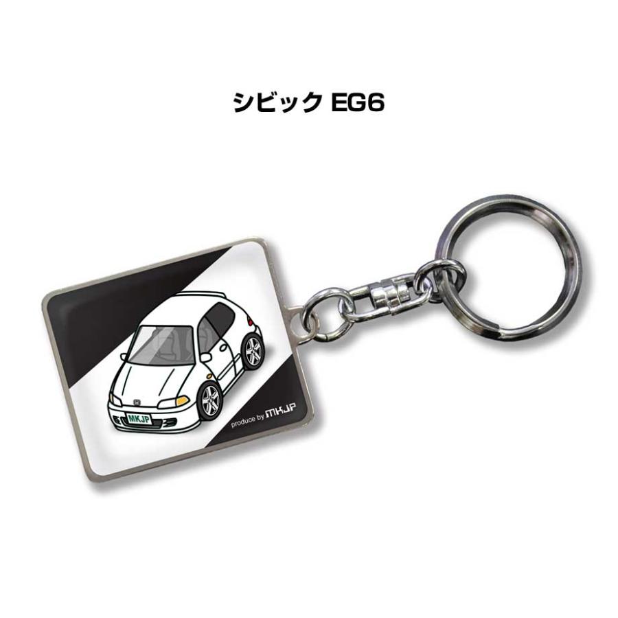 MKJP 車種別かわカッコいい キーホルダー ホンダ シビック EG6 ゆう