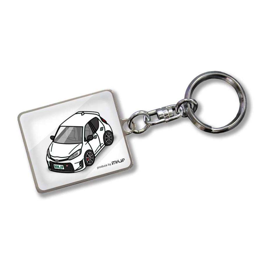 MKJP 車種別かわカッコいい キーホルダー トヨタ アクア GRスポーツ