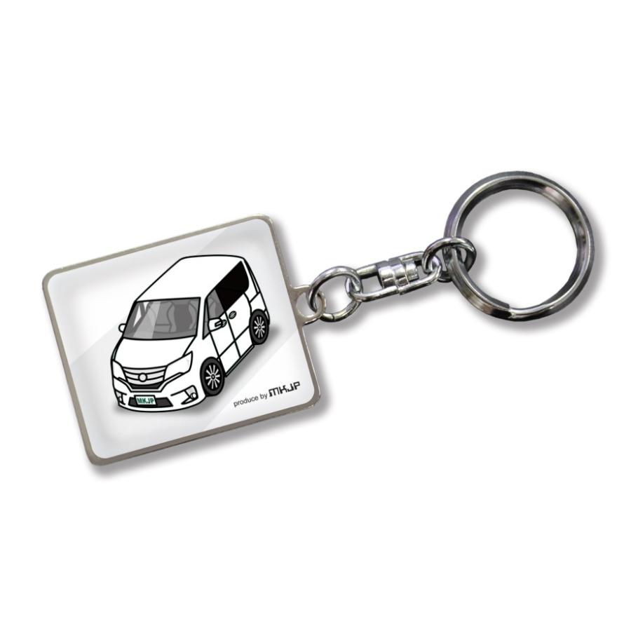 MKJP 車種別かわカッコいい キーホルダー ニッサン セレナ C26 ゆう