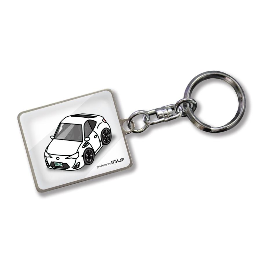 MKJP 車種別かわカッコいい キーホルダー トヨタ 86 ZN6 ゆうメール
