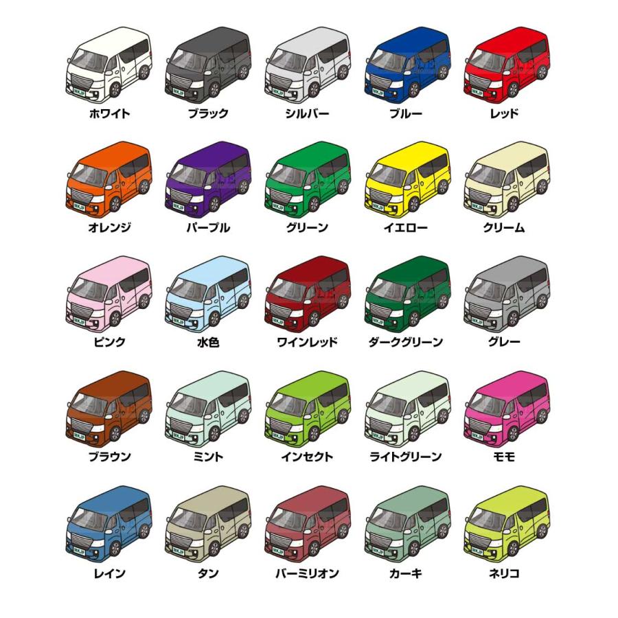 MKJP 車どうでしょうステッカー 2枚入り ニッサン キャラバン ライダー