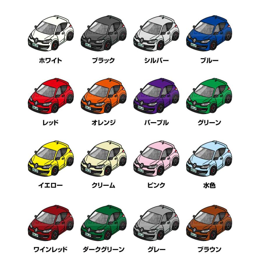 MKJP I LOVE MY CARステッカー 2枚入り 外車 ルノー メガーヌ R.S. DZF4R1 後期 ゆうメール送料無料｜mkjp｜03