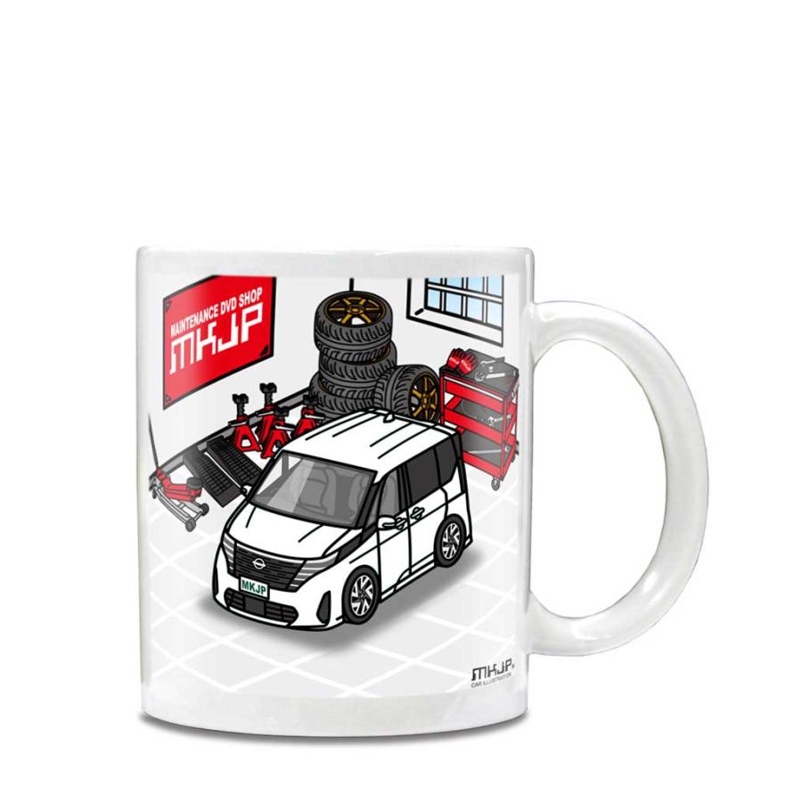 マグカップ 330ml 車好き プレゼント 車 誕生日 イベント クリスマス 男性 ギフト おしゃれ ニッサン セレナ C28｜mkjp｜02