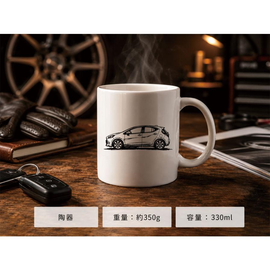 マグカップ 330ml シルエット 手書き風 デッサン シンプル プレゼント