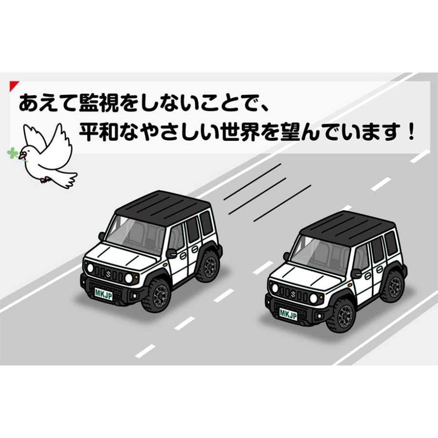 MKJP 録画してませんステッカー 2枚入り スズキ ジムニー ノマド JC74W