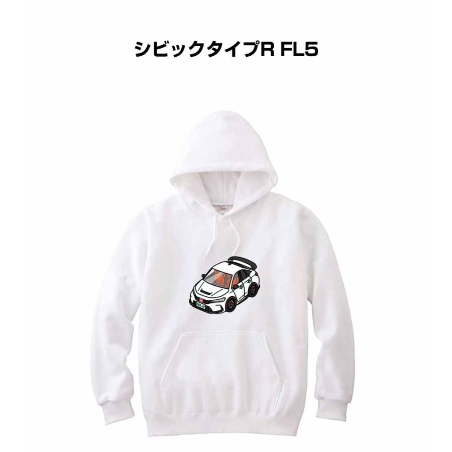 ホンダ・シビックタイプR FL5パーカー【専用出品】 ホンダ シビック TYPE R (FL5) ジップ パーカー Lサイズ ブラック
