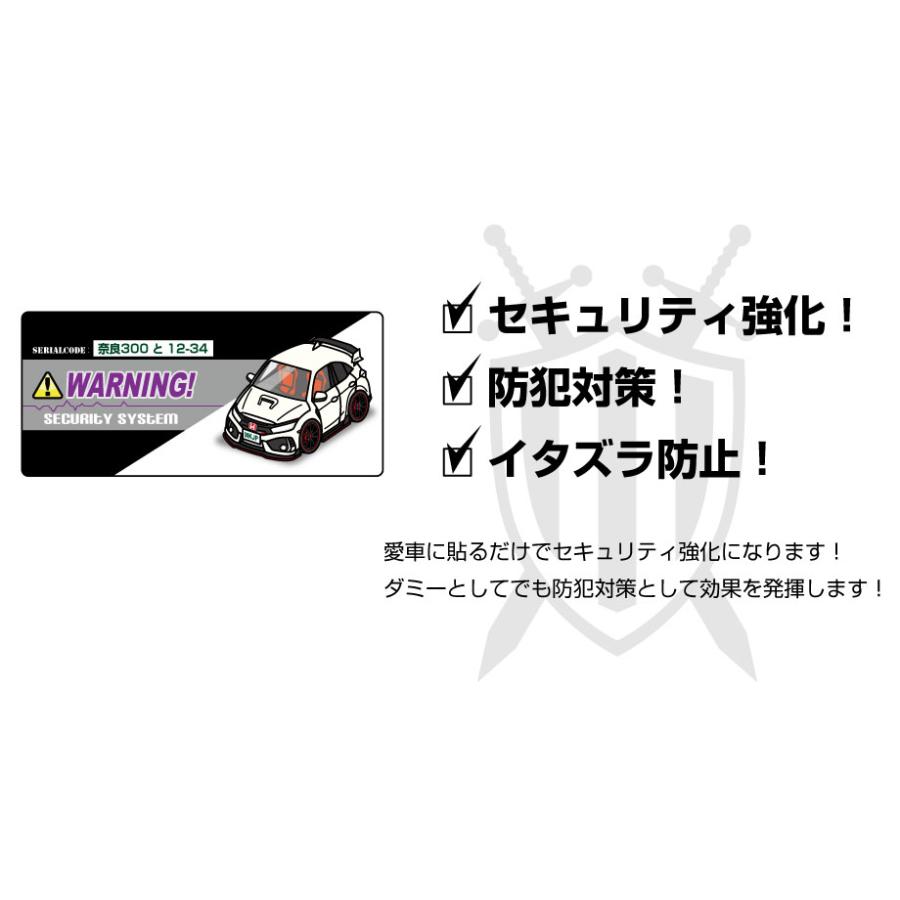 MKJP セキュリティステッカー小 5枚入り 外車 AMG C36 ゆうメール送料無料｜mkjp｜02