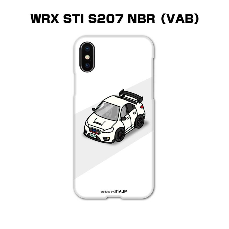 iPhoneケース ハードケース iPhone各種 車好き 祝い スバル WRX STI S207 ゆうパケット送料無料 | 