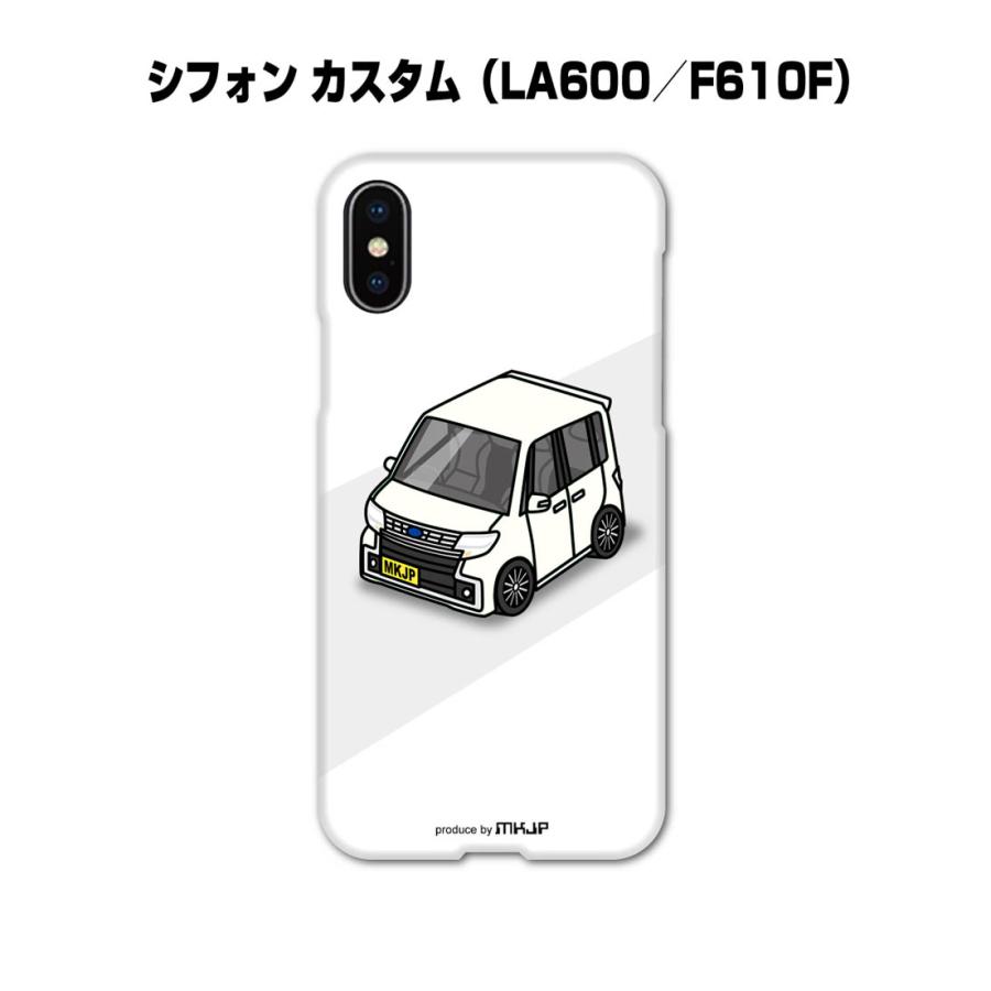 iPhoneケース ハードケース iPhone各種 車好き 祝い スバル シフォン カスタム LA600F 610F ゆうパケット送料無料 | 
