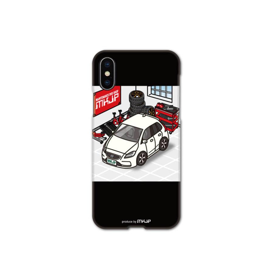 iPhoneケース ハードケース iPhone各種 車好き 祝い 外車 ボルボ V40
