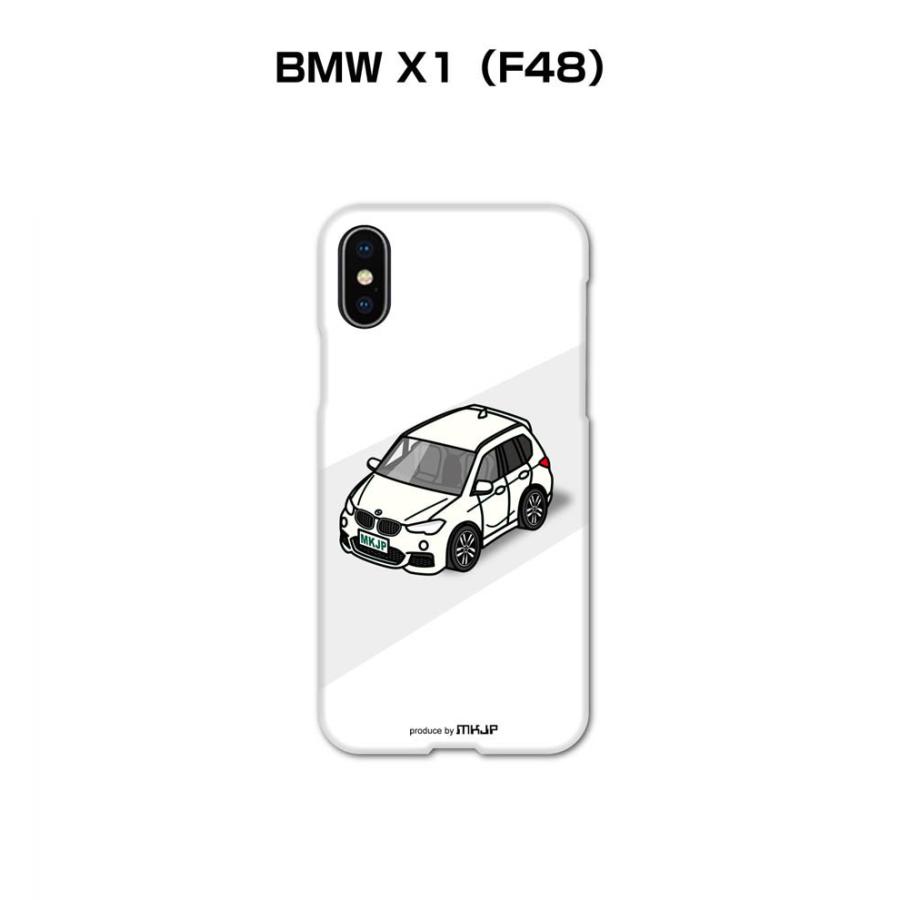 iPhoneケース ハードケース iPhone各種 車好き 祝い 外車 BMW X1 F48 ゆうパケット送料無料 | 