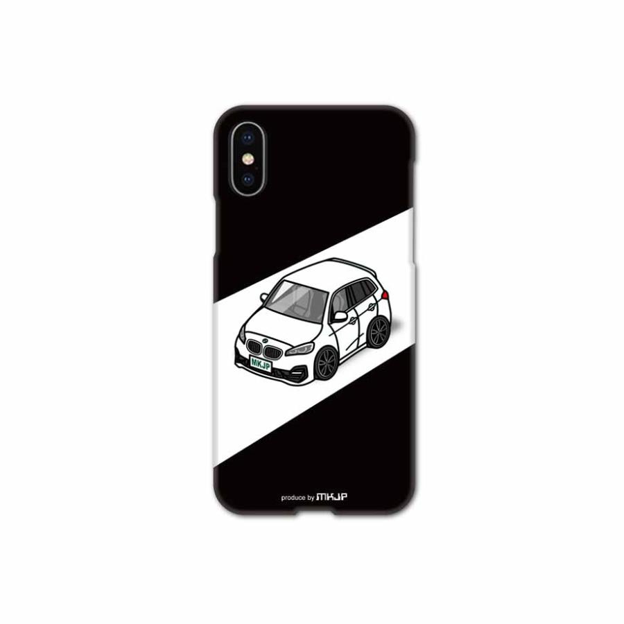 iPhoneケース ハードケース iPhone各種 車好き 祝い 外車 BMW 2シリーズ グランツアラー F46 後期 ゆうパケット送料無料 |  | 01