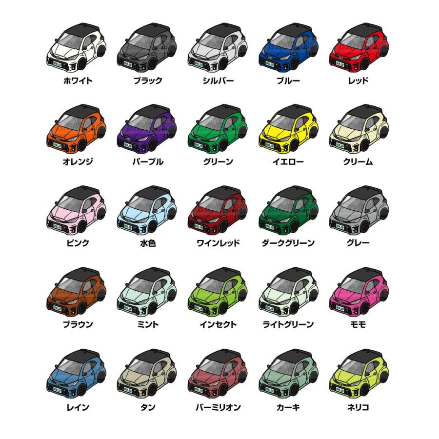 iPhoneケース ハードケース iPhone各種 車好き 祝い トヨタ GRヤリス 4BA-GXPA16  ゆうパケット送料無料 |  | 03