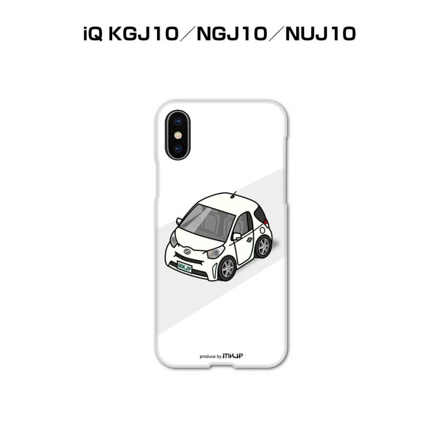 iPhoneケース ハードケース iPhone各種 車好き 祝い トヨタ iQ KGJ10／NGJ10／NUJ10  ゆうパケット送料無料 | 