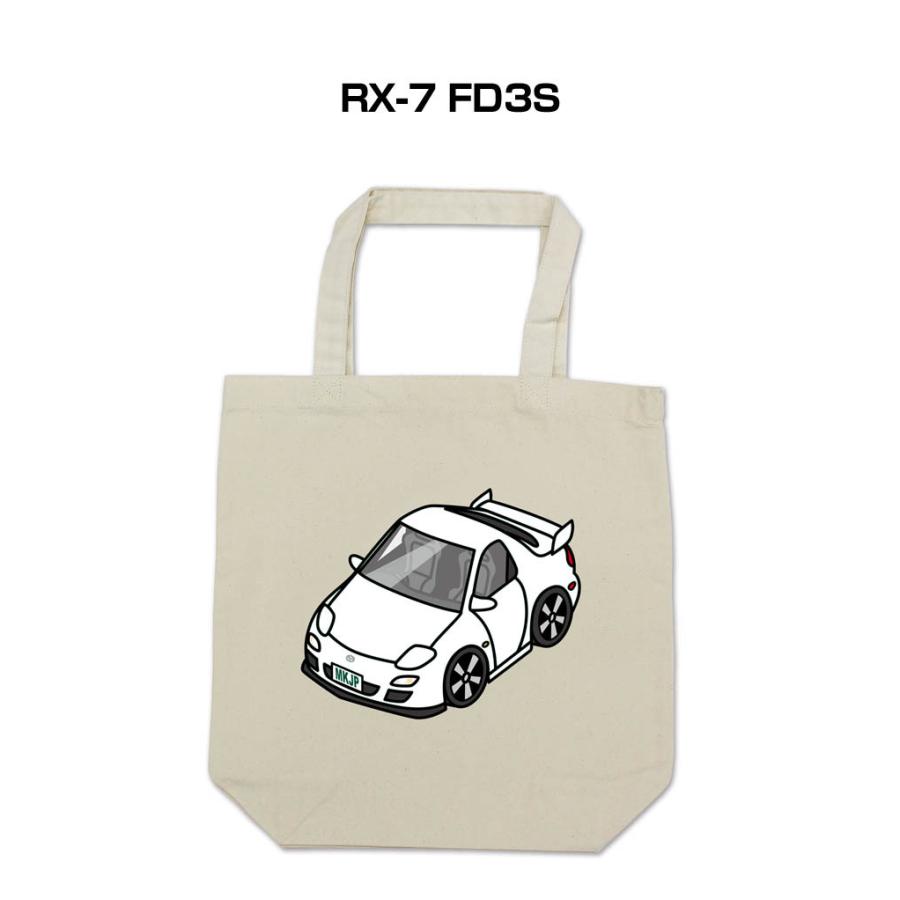 トートバッグ エコバッグ 車好き プレゼント 車 メンズ 男性 RX-7 FD3S