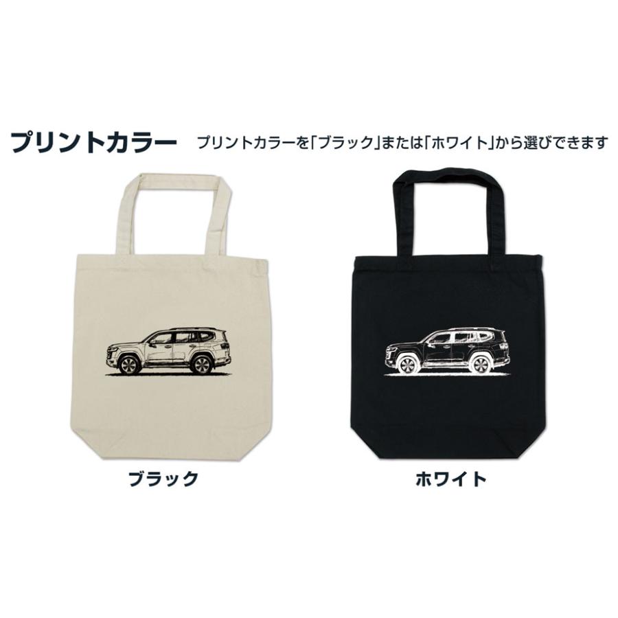 トートバッグ エコバッグ シルエット 手書き風 シンプル プレゼント 車