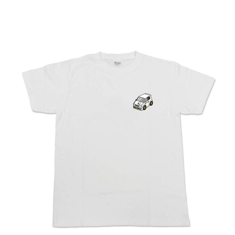  Man POPUP ホワイトTシャツ Mショッパー シール 3点セット かわカッコいい Tシャツ アルトワークス HA11S ゆうパケット送料無料