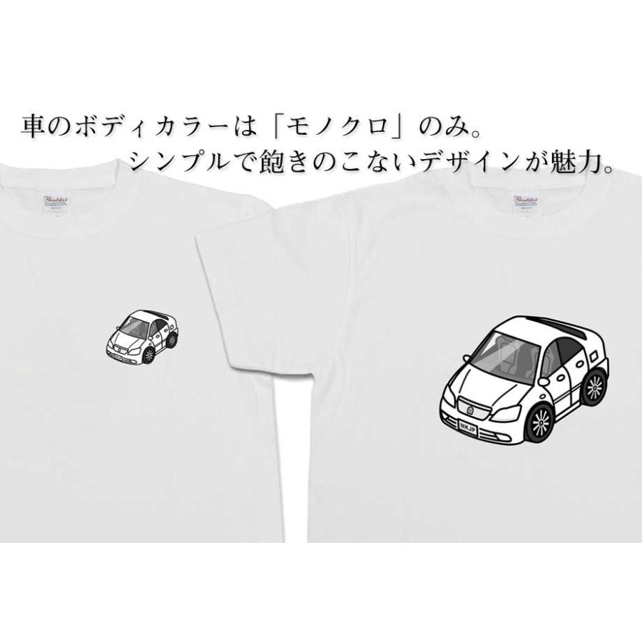 Tシャツ モノクロ シンプル 車好き プレゼント 車 祝い クリスマス 男性 トヨタ クラウン GRS180 ゆうパケット送料無料｜mkjp｜04