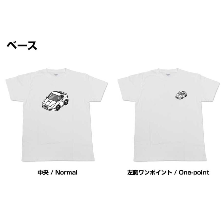 Tシャツ モノクロ シンプル 車好き プレゼント 車 祝い クリスマス 男性 トヨタ セリカ ZZT23 ゆうパケット送料無料｜mkjp｜03