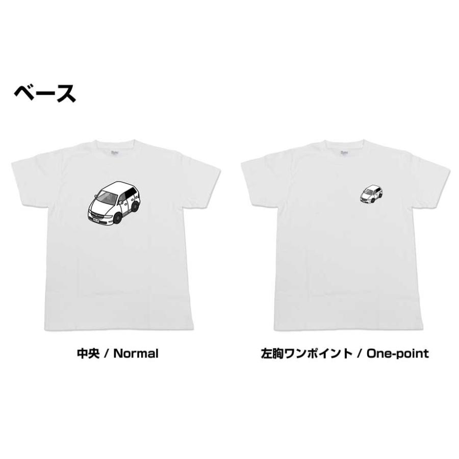 Tシャツ モノクロ シンプル 車好き プレゼント 車 祝い クリスマス 男性 ホンダ オデッセイ RB1 ゆうパケット送料無料｜mkjp｜03