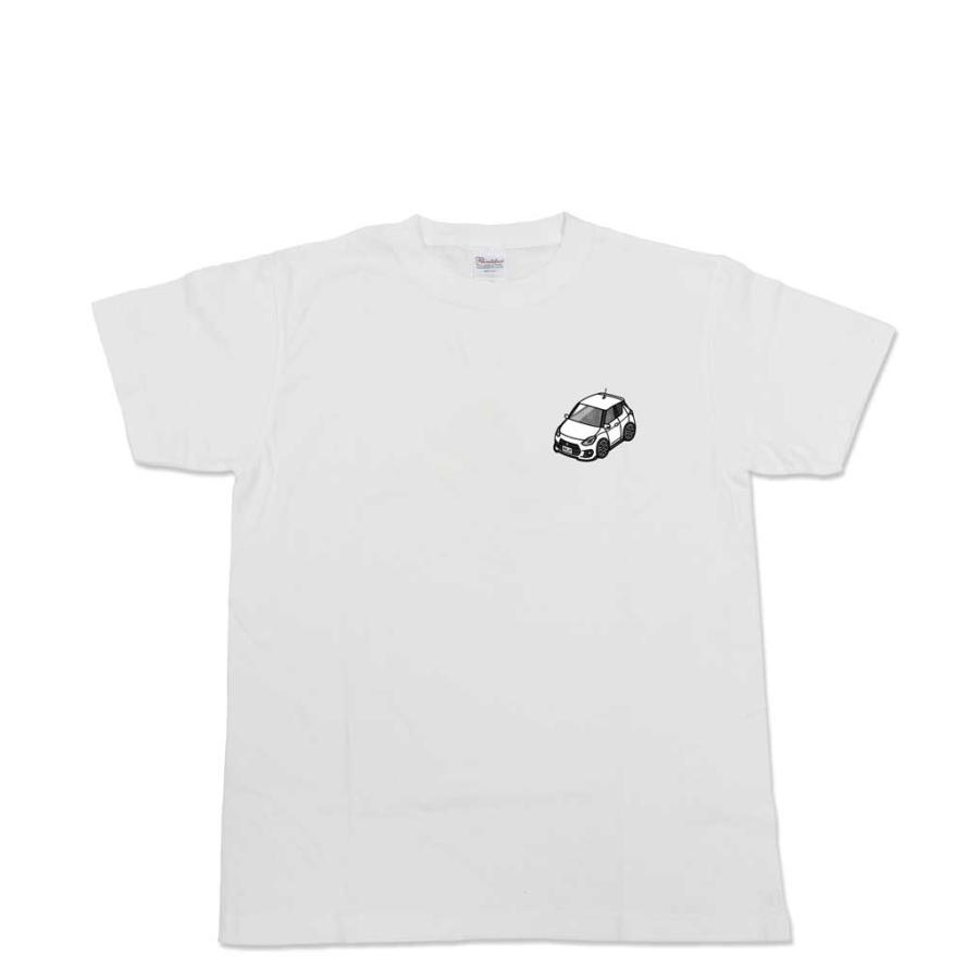 Tシャツ モノクロ シンプル 車好き プレゼント 男性 スズキ スイフト