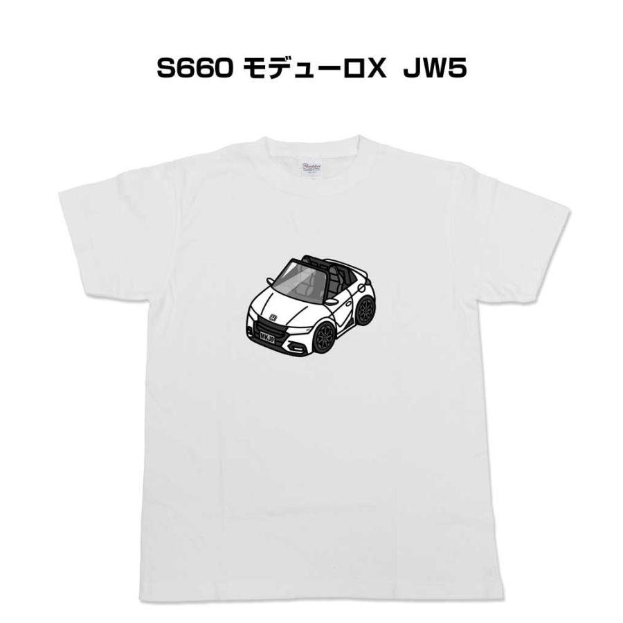 ホンダS660 ModuloX VersionZ Tシャツ Tシャツ モノクロ シンプル 車好き プレゼント 男性 ホンダ S660
