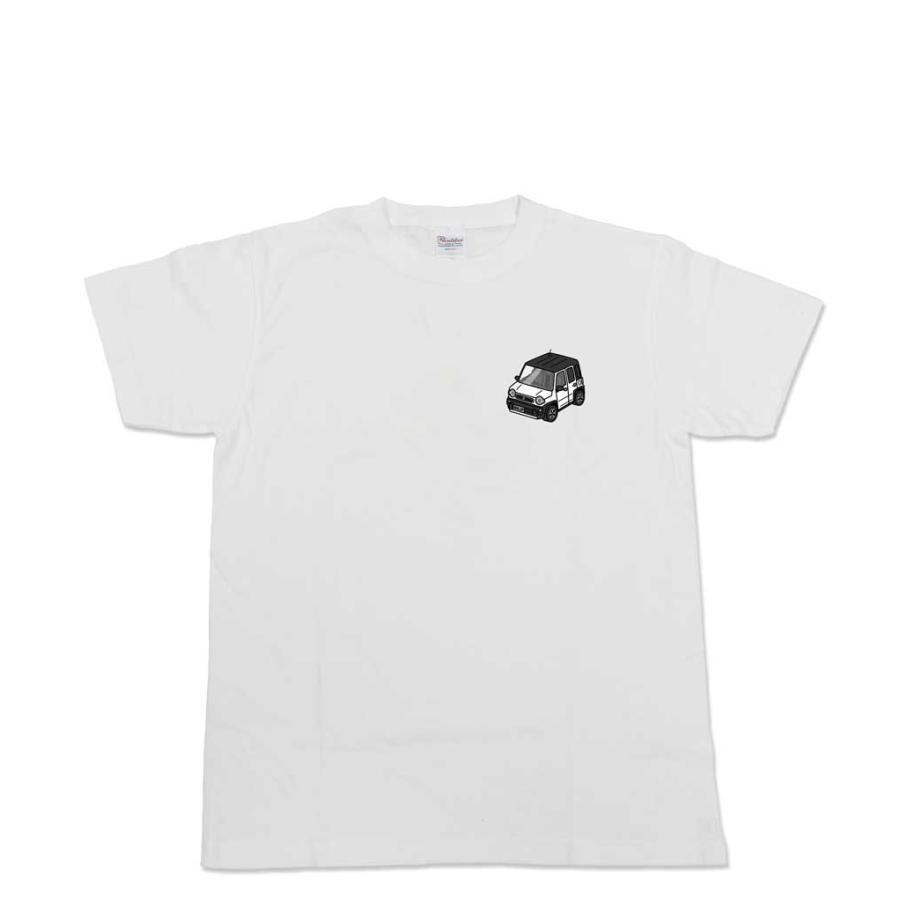 Tシャツ モノクロ シンプル 車好き プレゼント 男性 スズキ ハスラー