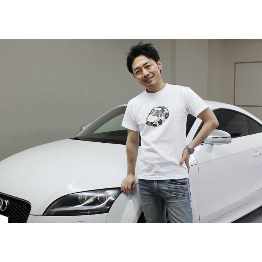 Tシャツ モノクロ シンプル 車好き プレゼント 男性 トヨタ クラウン