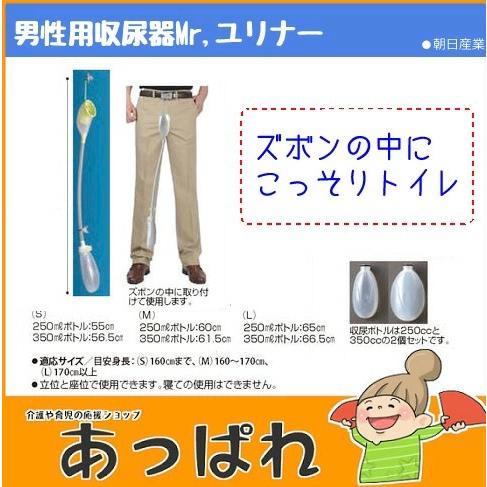 男性用集尿器Mr.ユリナー SML 朝日産業 : あっぱれ - 通販 - Yahoo
