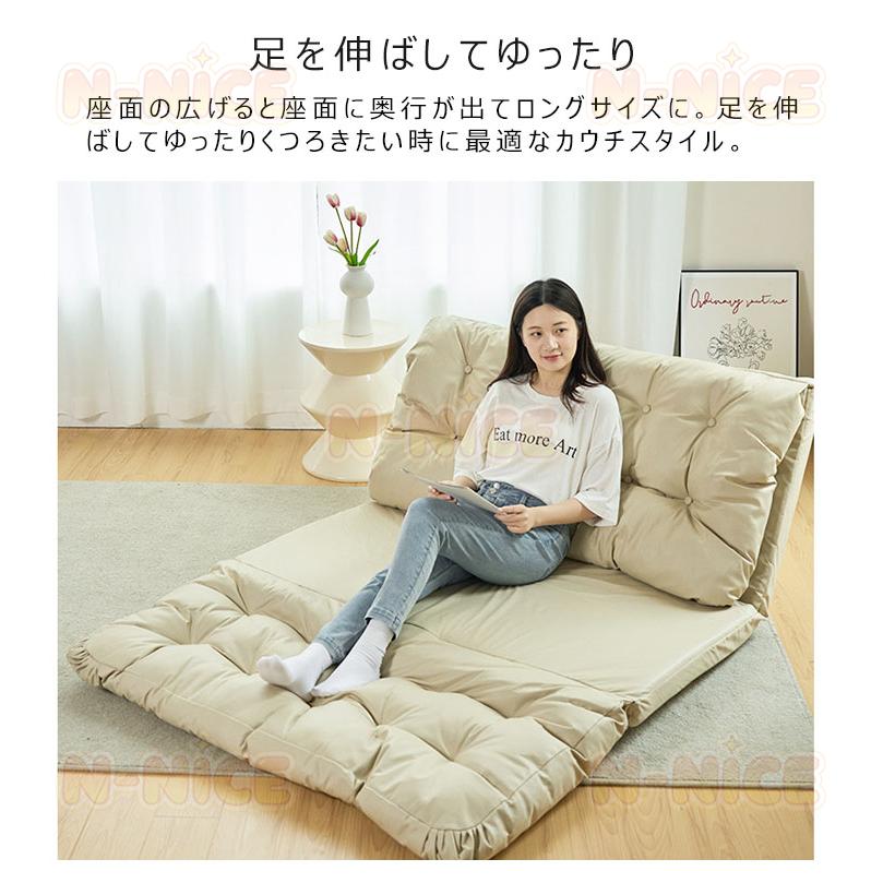 ローソファー ソファー 2人掛け 一人掛け ソファーベッド ダブル 座椅